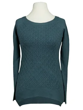 Pullover Rautenmuster in  petrol von Bluoltre (Bild 1)