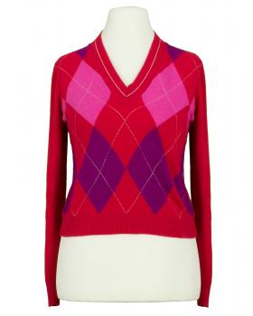 Pullover Rautenmuster in  rot von Tensione in Firenze (Bild 1)