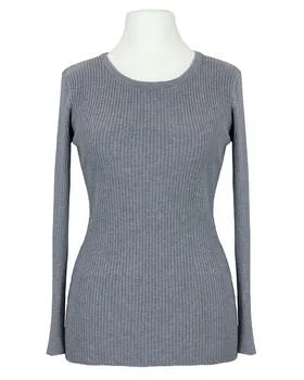 Pullover Rippstrick in  grau von FASHION (Bild 1)