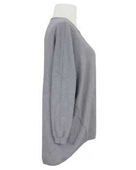 Pullover Rundhals in  grau von Moda Italia (Bild 2)
