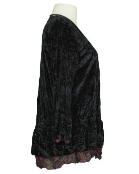 Pullover Samt mit Kette in  schwarz von Zedd (Bild 2)