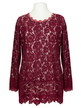 Pullover Spitze in  bordeaux von Made in Italy (Bild 1)