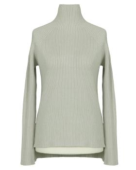 Pullover Stehkragen in  beige von Made in Italy (Bild 1)