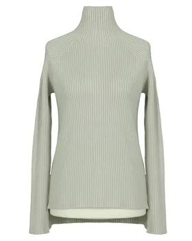 Pullover Stehkragen in  beige von Made in Italy (Bild 1)