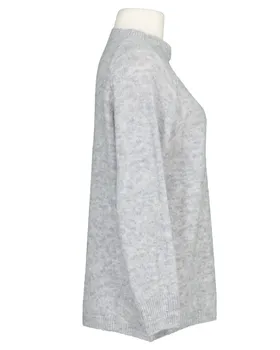 Pullover Stehkragen in  grau von Made in Italy (Bild 2)