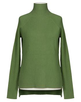 Pullover Stehkragen in  grn von Made in Italy (Bild 1)
