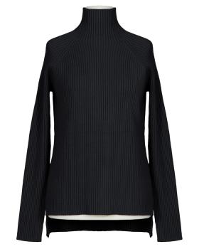 Pullover Stehkragen in  schwarz von Made in Italy (Bild 1)