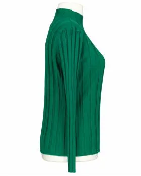Pullover Stehkragen in  smaragdgr�n von Moda Milano (Bild 2)