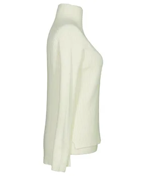 Pullover Stehkragen in  wollwei� von Made in Italy (Bild 2)