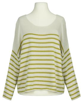 Pullover Streifen in  beige von Made in Italy (Bild 1)