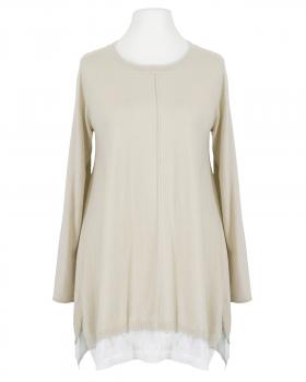 Pullover Tunika Stil in  beige von Spaziodonna (Bild 1)