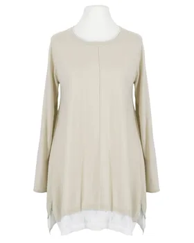 Pullover Tunika Stil in  beige von Spaziodonna (Bild 1)