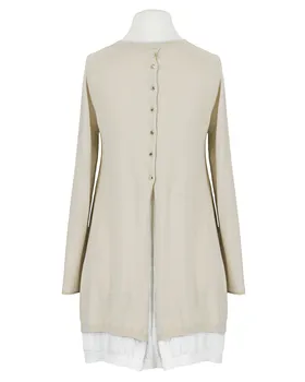 Pullover Tunika Stil in  beige von Spaziodonna (Bild 2)