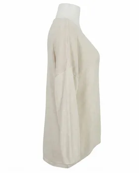 Pullover V-Ausschnitt in  beige von Selected Touch (Bild 2)