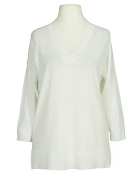 Pullover V-Ausschnitt in  creme von sevenday (Bild 1)