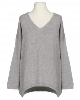 Pullover V-Ausschnitt in  grau von Selected Touch (Bild 1)