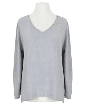 Pullover V-Ausschnitt in  grau von Selected Touch (Bild 1)