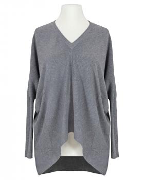 Pullover V-Ausschnitt in  grau von Just Women (Bild 1)