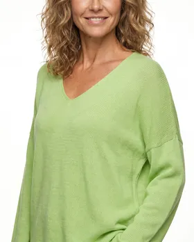 Pullover V-Ausschnitt in  gr�n von Selected Touch (Bild 4)