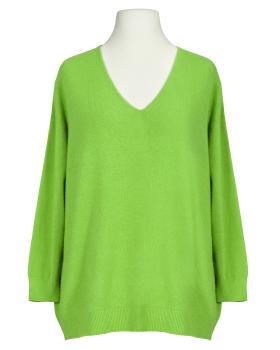 Pullover V-Ausschnitt in  hellgrn von Made in Italy (Bild 1)