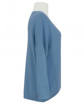 Pullover V-Ausschnitt in  jeansblau von Selected Touch (Bild 2)