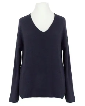Pullover V-Ausschnitt in  marine von Italia Moda (Bild 1)