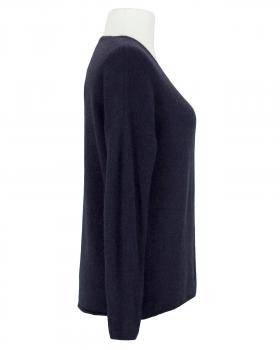 Pullover V-Ausschnitt in  marine von Italia Moda (Bild 2)