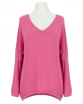 Pullover V-Ausschnitt in  pink von Selected Touch (Bild 1)