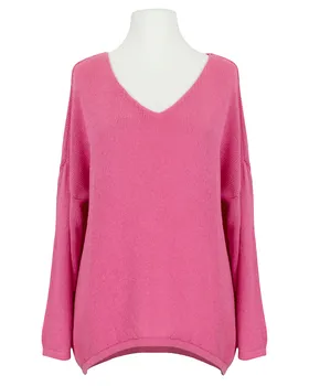 Pullover V-Ausschnitt in  pink von Selected Touch (Bild 1)