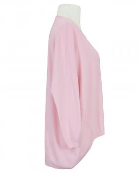 Pullover V-Ausschnitt in  rosa von Moda Italia (Bild 2)