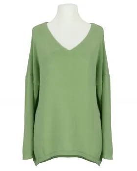 Pullover V-Ausschnitt in  salbei von Selected Touch (Bild 1)