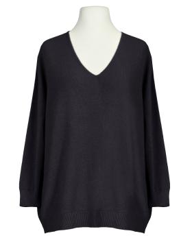 Pullover V-Ausschnitt in  schwarz von Made in Italy (Bild 1)