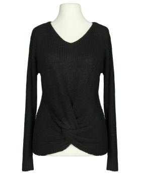 Pullover V-Ausschnitt in  schwarz von Made in Italy (Bild 1)