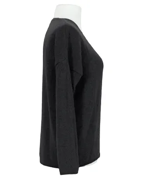 Pullover V-Ausschnitt in  schwarz von Italia Moda (Bild 2)