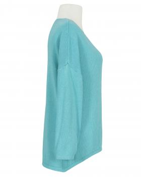 Pullover V-Ausschnitt in  trkis von Selected Touch (Bild 2)