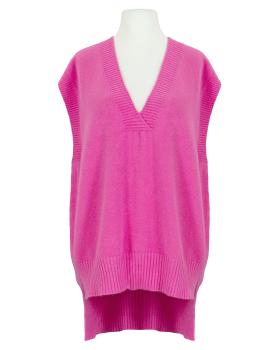 Pullunder V-Ausschnitt in  pink von Made in Italy (Bild 1)