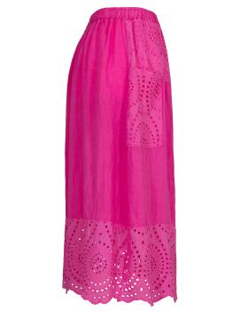 Rock mit Lochspitze in  pink von Made in Italy (Bild 2)