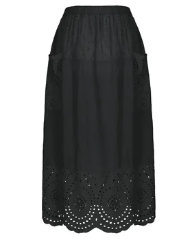 Rock mit Lochspitze in  schwarz von Made in Italy (Bild 1)