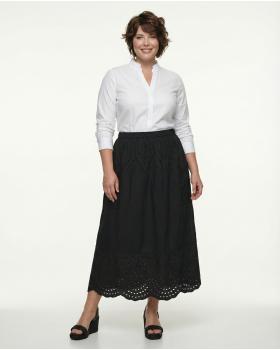 Rock mit Lochspitze in  schwarz von Made in Italy (Bild 3)