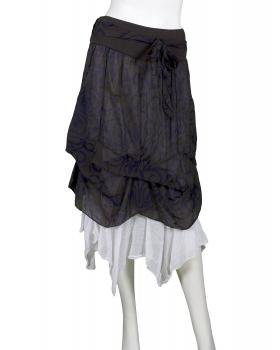 Rock mit Blumen 2-tlg. in  braun von Made in Italy (Bild 2)