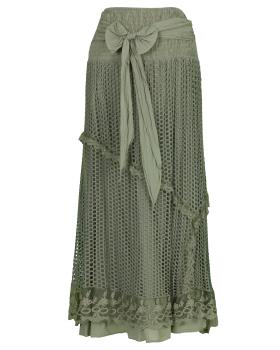 Rock mit Spitze in  khaki von RESTART (Bild 1)