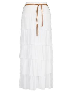 Rock mit Volants in  weiss von Made in Italy (Bild 1)