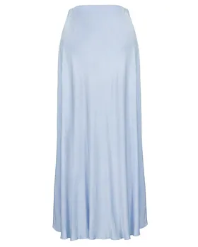 Rock Satin in  hellblau von Made in Italy (Bild 1)