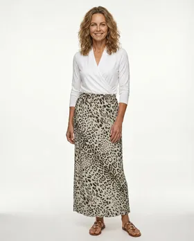 Rock Satin Leoprint in  beige von Selected Touch (Bild 2)