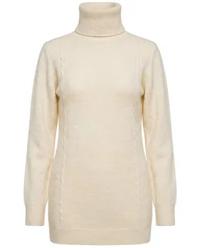 Rollkragenpullover mit Mohair in  beige von Primrose (Bild 1)