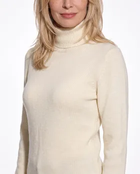 Rollkragenpullover mit Mohair in  wollwei� von Primrose (Bild 4)