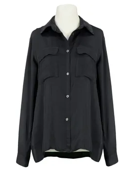 Satin Bluse in  schwarz von Monday Afternoon (Bild 1)