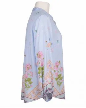 Satinbluse Floral in  hellblau von Sarah (Bild 2)