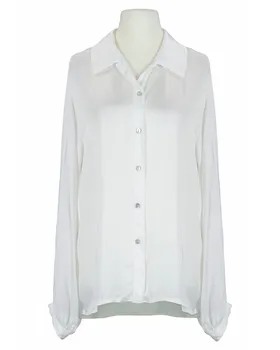 Satinbluse mit Seide in  wei� von Monday Afternoon (Bild 1)