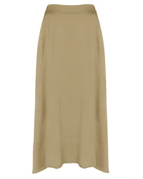 Satinrock A-Linie in  camel von IMPRESS (Bild 1)